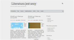 Desktop Screenshot of literaturajestsexy.pl